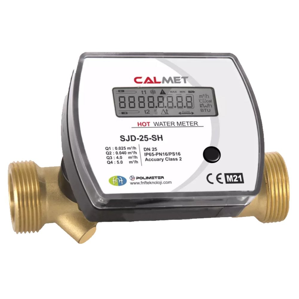 DN15 Ultrasonik Sıcak Su Sayacı - MBUS - CALMET - DN15