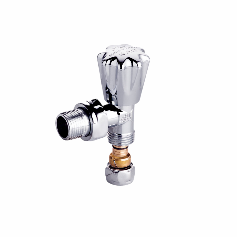 KAS - 1/2'' - Köşe Radyatör Vanası 16*2 Pex-B Bağlantılı