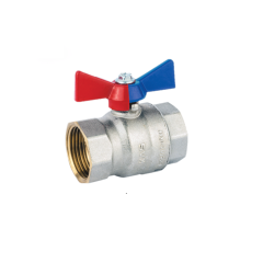 KAS - PN40 Kelebek Kollu Küresel Su Vanası 3/4'' - İç Dişli