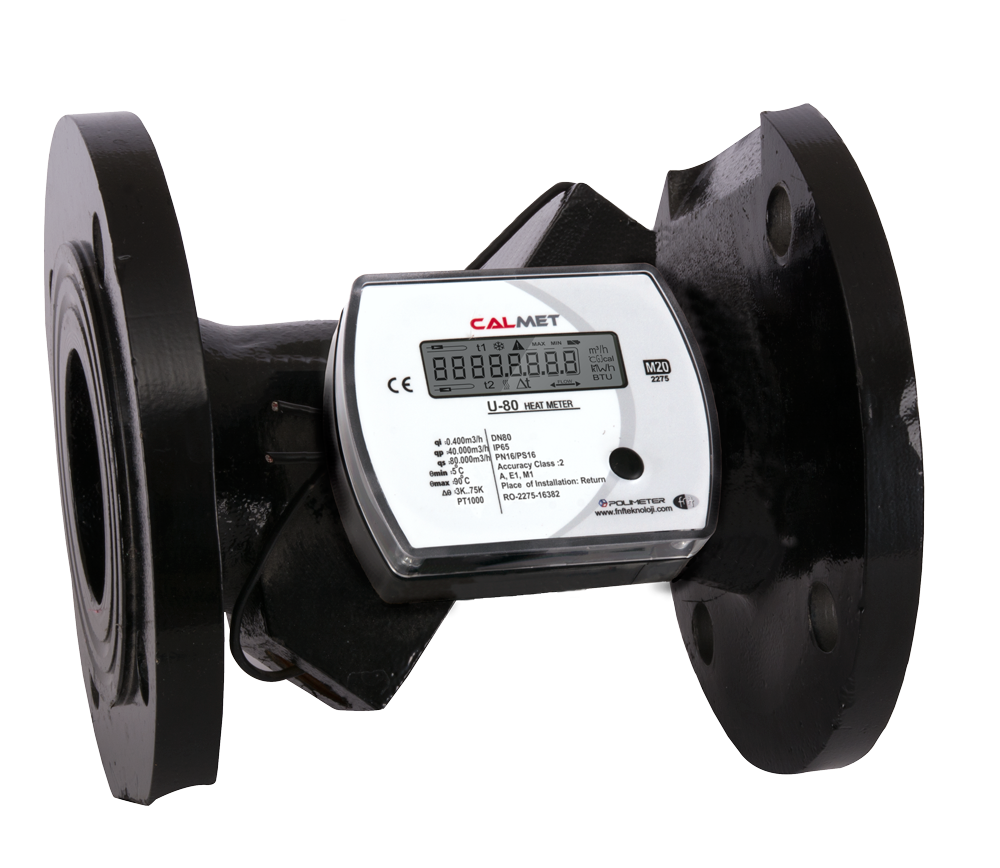 DN80 Ultrasonik Isı Sayacı (Kalorimetre) - M-BUS - CALMET - U-80