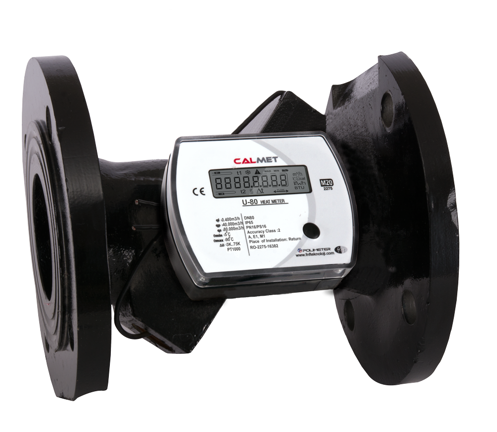 DN100 Ultrasonik Isı Sayacı (Kalorimetre) - M-BUS - CALMET - U-100