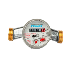DN20 Minol ZENNER Pulse³ Out Tek Hüzmeli Sıcak Su Sayacı - Pulse Out - MINOL - WME0251