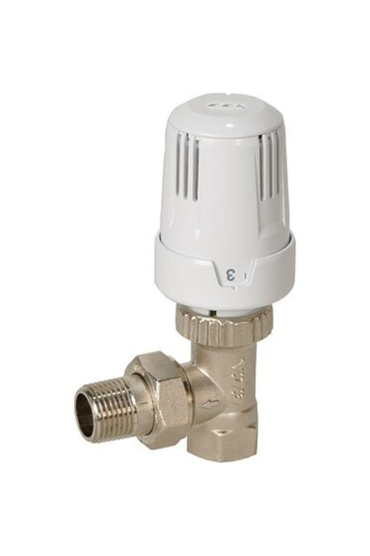 DN15 1/2'' Köşe Termostatik Radyatör Vanası