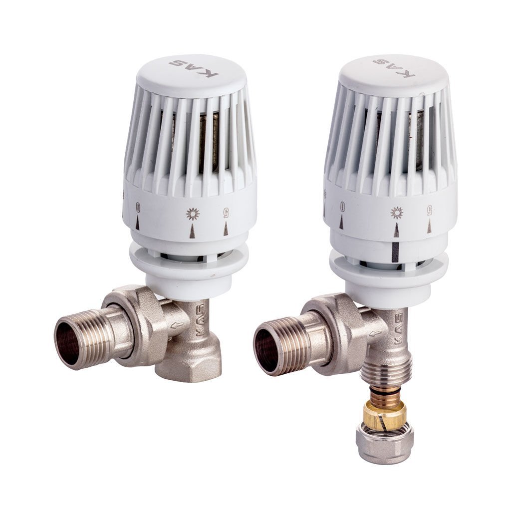 KAS - Köşe Termostatik Radyatör Vanası – (Jaklı)