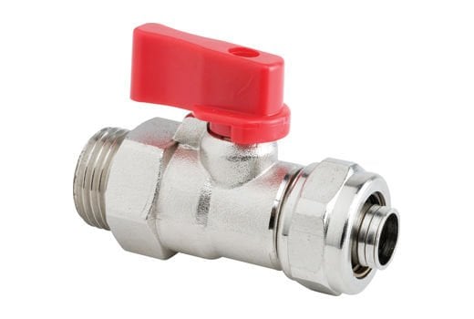 KLEPSAN - Yerden Isıtma Mini Küresel Vana 1/2'' - Dış Dişli