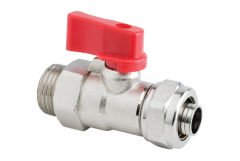 KLEPSAN - Yerden Isıtma Mini Küresel Vana 1/2'' - Dış Dişli