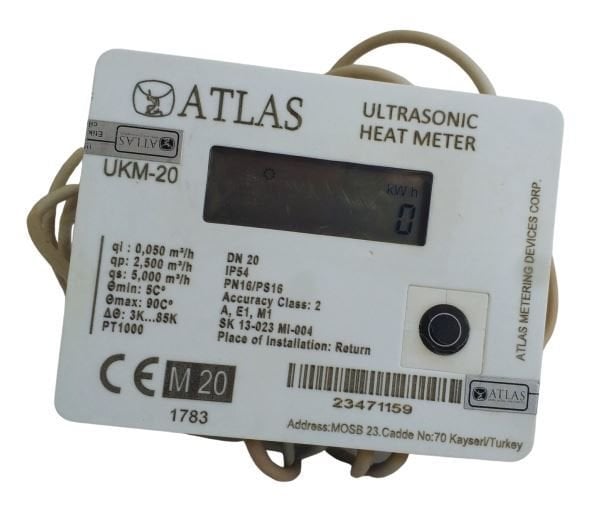 ATLAS  - DN20 - 3/4 - ULTRASONİC - UKM-20 - KALORİMETRE