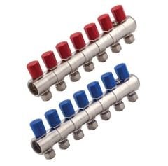 KAS - 1'' - Kendinden Vanalı Pirinç Kollektör (Adet)