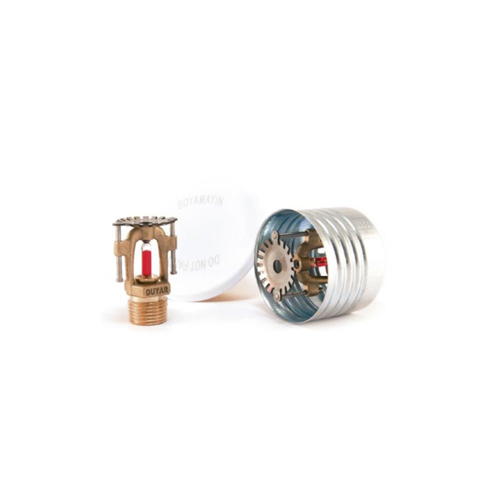 68° C Pendent (Sarkık) Gizli Tip Hızlı Tepkimeli Sprink 1/2'' Kapak