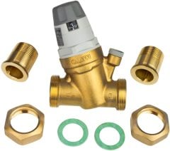 3/4 Basınç Düşürücü Manometreli Vana - CALEFFİ - 535051
