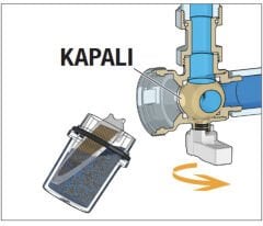 Kombi Altı Manyetik Filtre - CALEFFİ XS® - 545900