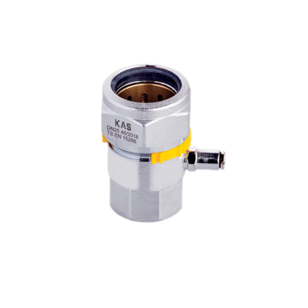 KAS-TAK - Sayaç Bağlantı Rakorları (Test Purjörlü) DN25 - 1'' - İç Dişli