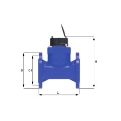 KLEPSAN - Woltman Tipi Tarımsal Su Sayacı (BÜYÜK ÇAP)
