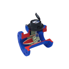 KLEPSAN - İSKİ ONAYLI Woltman Tipi Su Sayacı (BÜYÜK ÇAP)