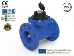 KLEPSAN - İSKİ ONAYLI Woltman Tipi Su Sayacı (BÜYÜK ÇAP)