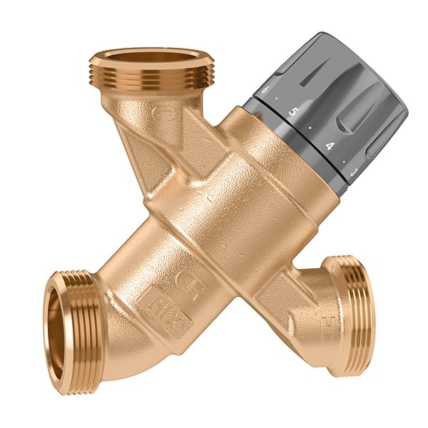 3/4 Ayarlanabilir Butonlu Termostatik Karışım Vanası 20–43°C - CALEFFİ - 520251
