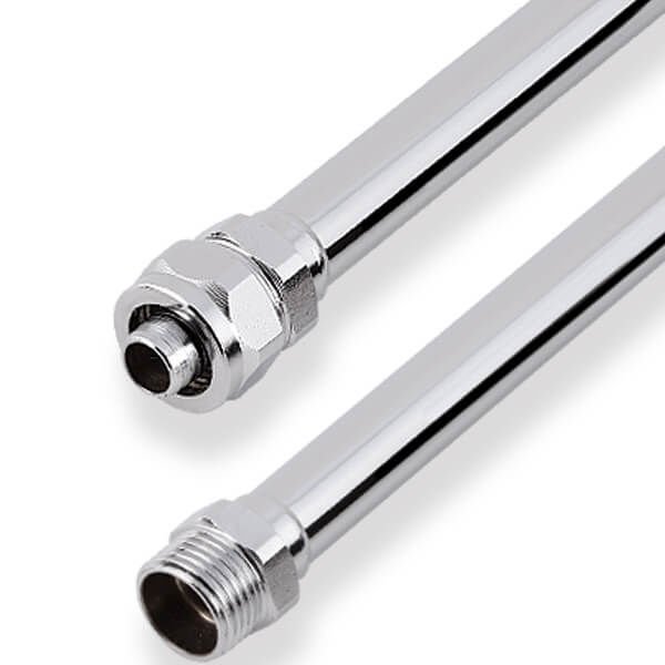 KAS - Radyatör Bağlantı Borusu  Düz - Rakorlu