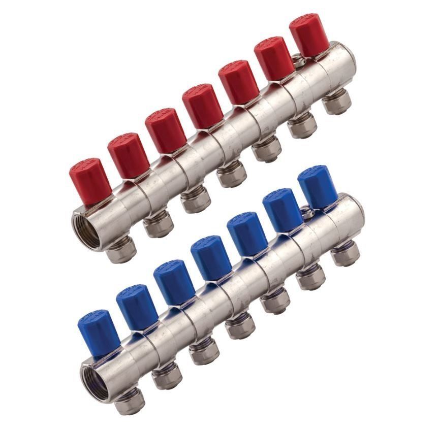 KAS - 1'' - Kendinden Vanalı Paslanmaz Çelik Kollektör (Adet)