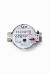 DN20 Kuru Tip Tek Hüzmeli Sıcak Su Sayacı - CEM - KT13