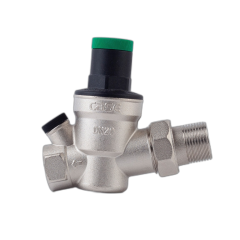 CASE - Basınç Düşürücü Rakorlu Vana (Değiştirilebilir Filtreli Kartuş)