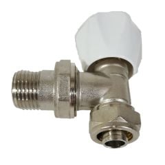 1/2'' - Köşe Radyatör Vana - PEX 16*2 - Hafif Tip - DN15 - GENTA - Eko Serisi