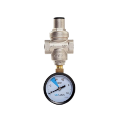 CASE - Minyon Basınç Düşürücü Manometreli Vana