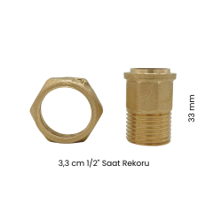 1/2'' - Sarı Saat-Sayaç Rekoru - NVS2901