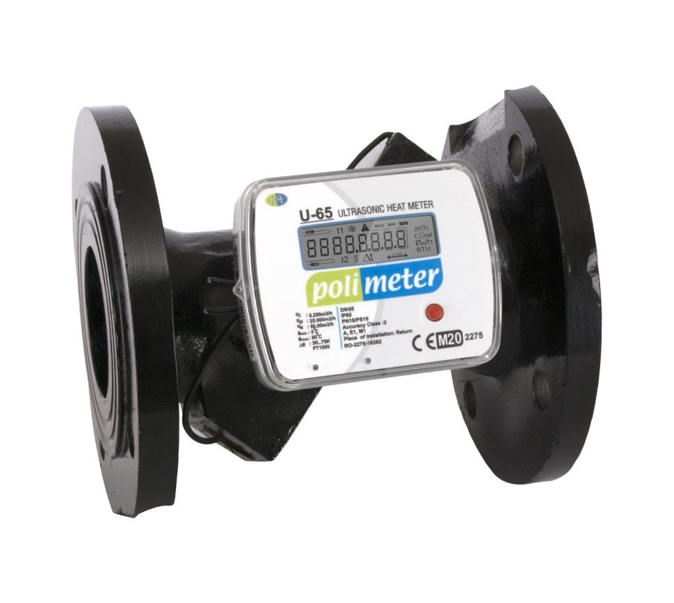 DN65 Ultrasonik Isı Sayacı (Kalorimetre) - POLİMETER -  PU-65