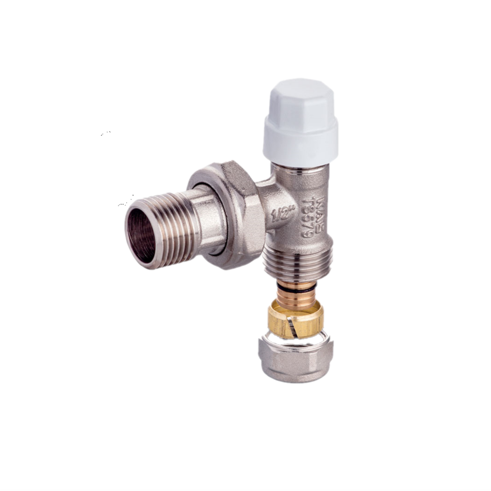 KAS - 1/2 Köşe Geri Dönüş Vanası 16*2 Pex-B Bağlantılı